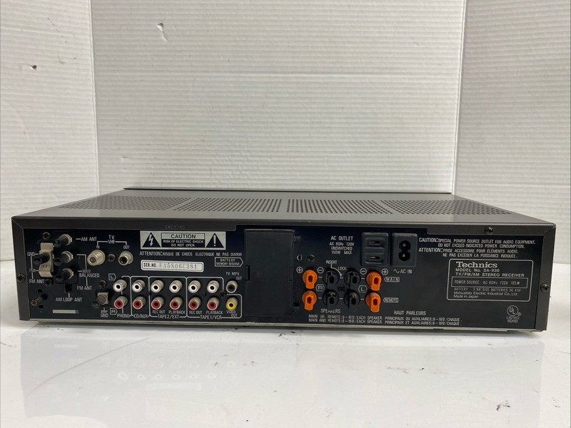 Technics SA-936 Quartz Synthesizer TV/FM/AM Stereo Receiver – Tested gallery