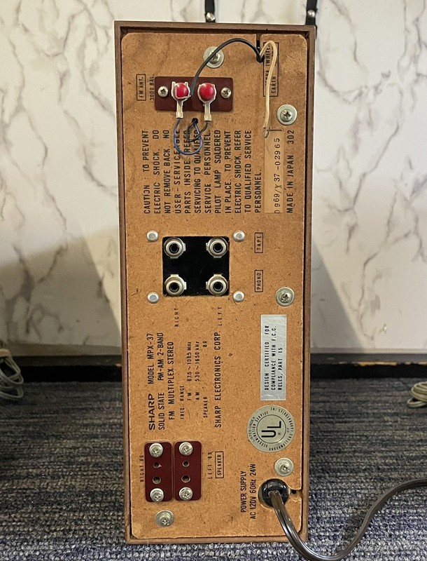 Vintage Sharp Model MPX-37 Stereo System gallery