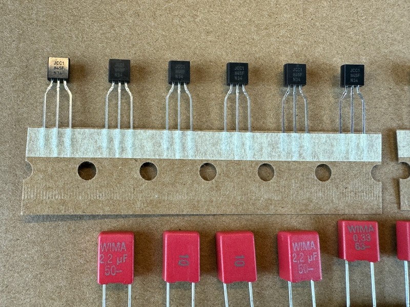 Pioneer SX-939 SX-1010 Preamp Board Rebuild Kit Recap Transistor Set AWG-027-0 gallery