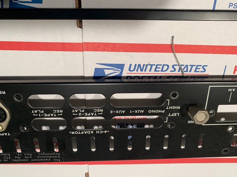 Sansui 771 Stereo Receiver Parting Out Rear Panel Nice Look! gallery