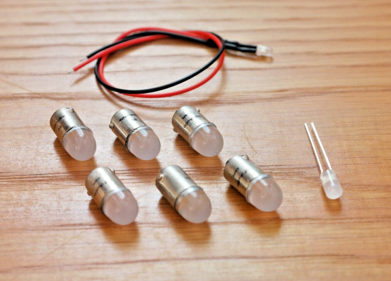 TECHNICS SA-300 SA-301 replacement LED meter lamps lights bulbs kit set .