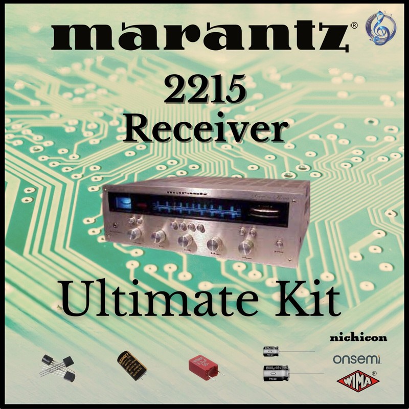 Marantz 2215 Receiver Ultimate Upgrade Kit Genuine Parts Restoration