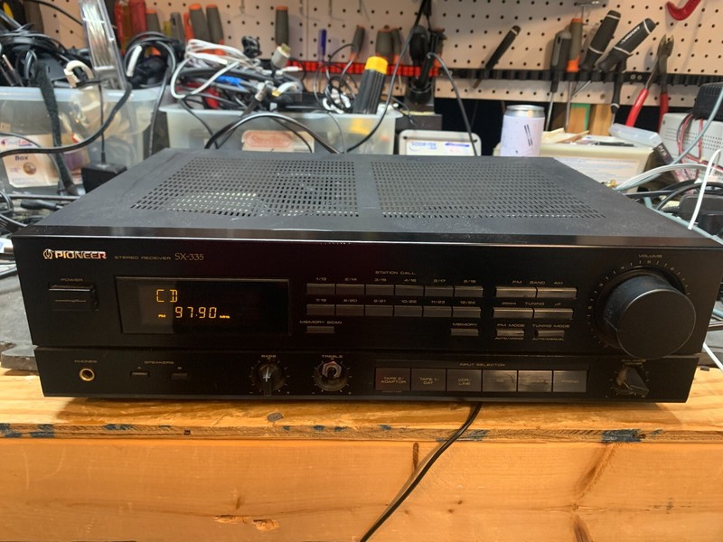 Pioneer Stereo Receiver SX 335 **MISSING TREBLE KNOB**