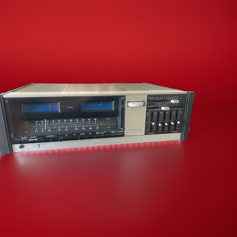 JVC JR-S300 Vintage AMFM Stereo Receiver with Graphic Equalizer