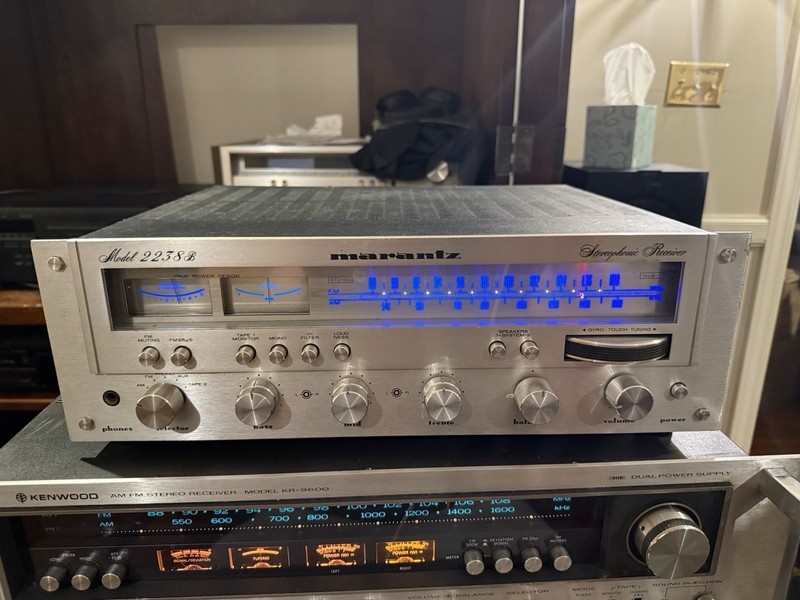 Marantz 2238B Stereo Receiver. PRO Serviced. Clean, Excellent. New LEDs.