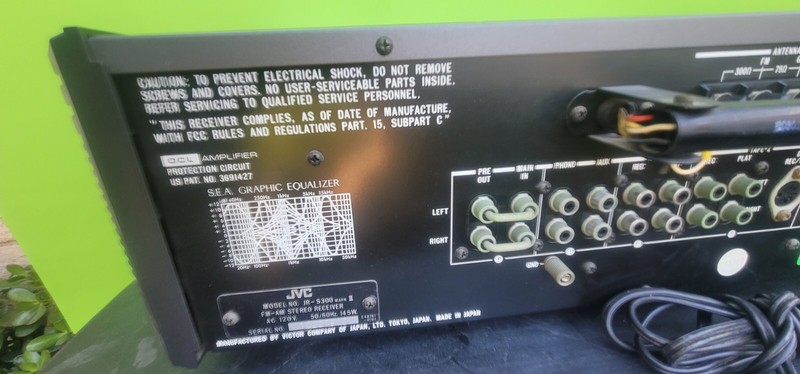 Vintage JVC JR-S300 Mk II AM FM Phono Stereo Receiver Graphic Equalizer Works gallery
