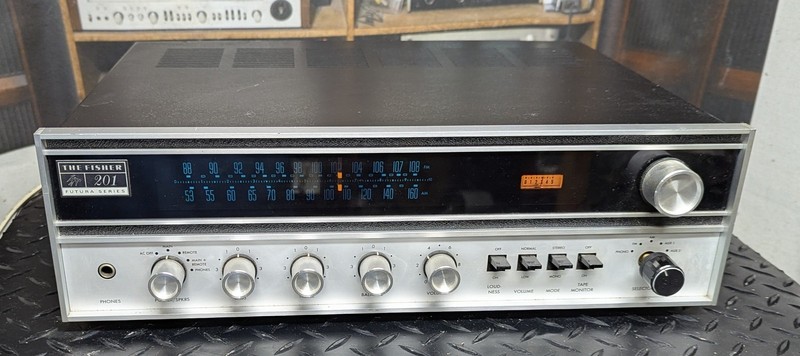 The Fisher 201 stereo receiver