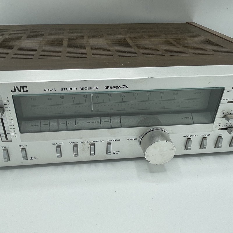 Vintage JVC Stereo Receiver Model: R-S33. Working Tested Cleaned and inspected gallery