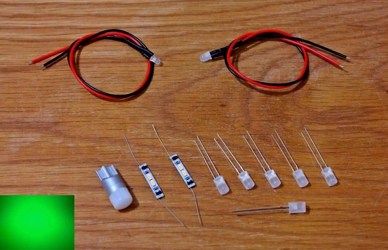 Kenwood KR-5030 KR-6030 KR-5330 KR-6330 LED lamp bulb FULL upgrade kit GREEN