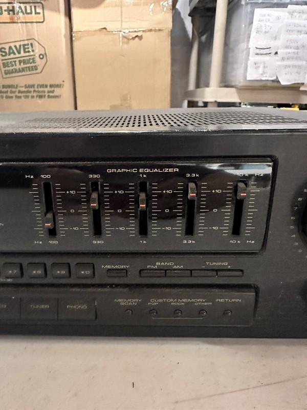 Pioneer Stereo Receiver & Graphic Equalizer, Model SX-201 - 190W ; 240VA gallery