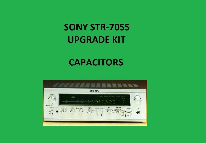 Stereo Receiver SONY STR-7055 Repair KIT – all capacitors