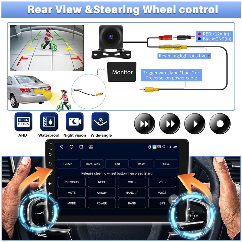 Zomolither 4G64G Android 13 Car Stereo Radio For Honda Crv 2007-2011 Apple gallery