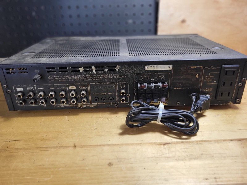Vintage PIONEER Stereo Amplifier SA-730 - Receiver - Lights Up - Untested gallery