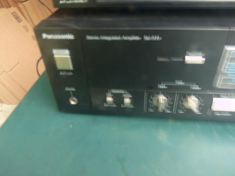 Panasonic SU-373 Stereo Integrated Amplifier + ST-373 Tuner, Tested and Works gallery