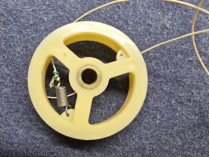 Sansui QR-4500 Receiver Part - Tuning Cord / Needle / Main Pulley Assembly gallery