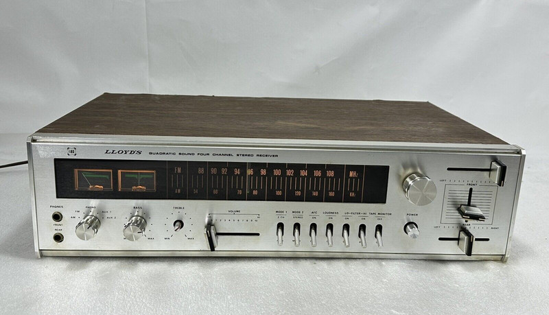 Rare Vintage LLOYD’S B 629 ~ Quadratic Sound Four Channel Stereo Receiver ~ WORK