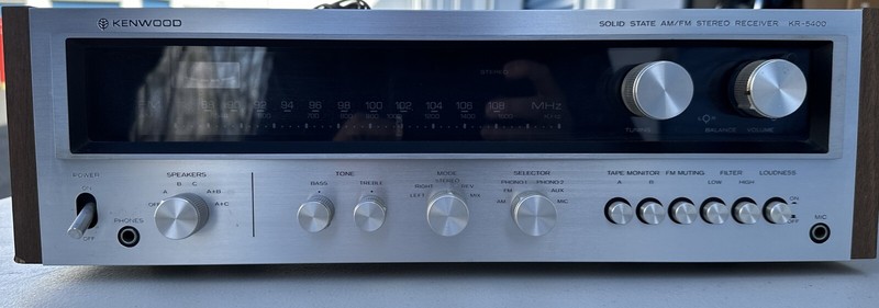 VINTAGE KENWOOD 1975 KR-5400 AM FM RECEIVER AMPLIFIER