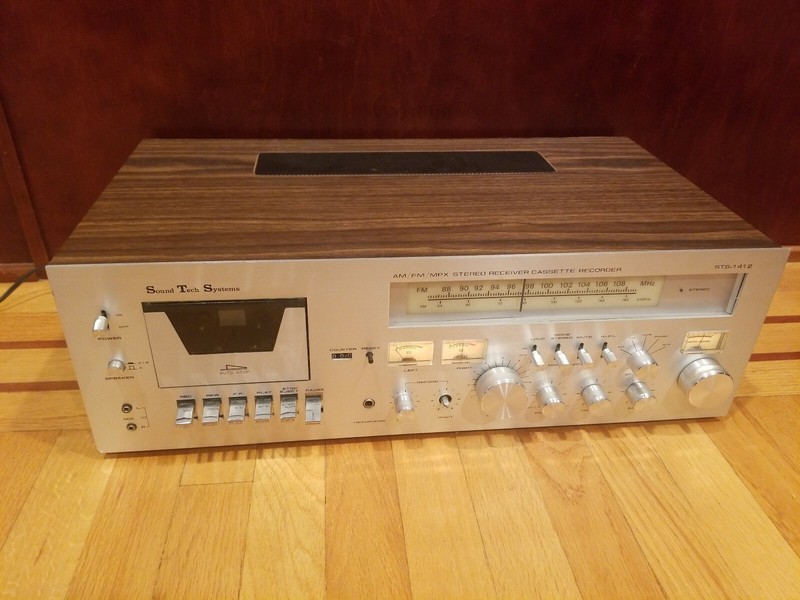 Sound Tech Systems model # STS-1412 AM/FM/MPX Stereo Receiver Cassette Recorder