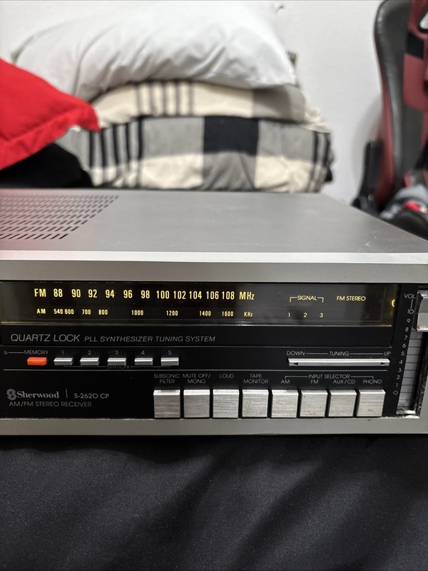 Sherwood AM/FM Stereo Receiver S-2640CP - TESTED WORKING gallery