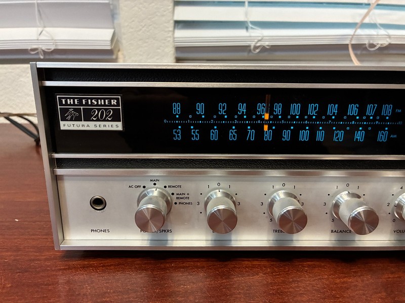 The Fisher 202 Futura Series Vintage AM-FM Stereo Receiver gallery