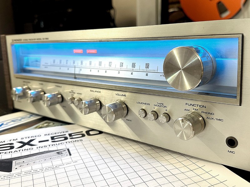 Pioneer SX-550 HiFi Receiver Stereo AF/FM Fully Tested + 30-Day $ Guarantee gallery