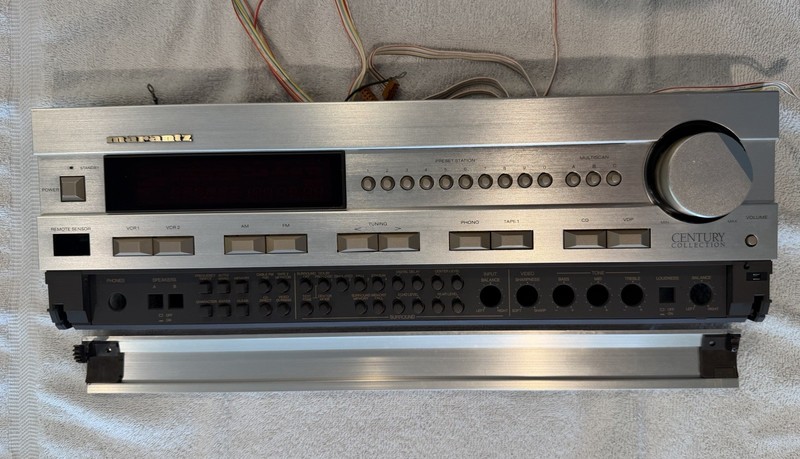 Marantz Century Collection RS-3559 Gold Face Plate w/Electronics Tested Working gallery