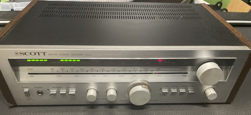 Vintage HH Scott 335R Stereo Receiver AM/FM PLEASE READ