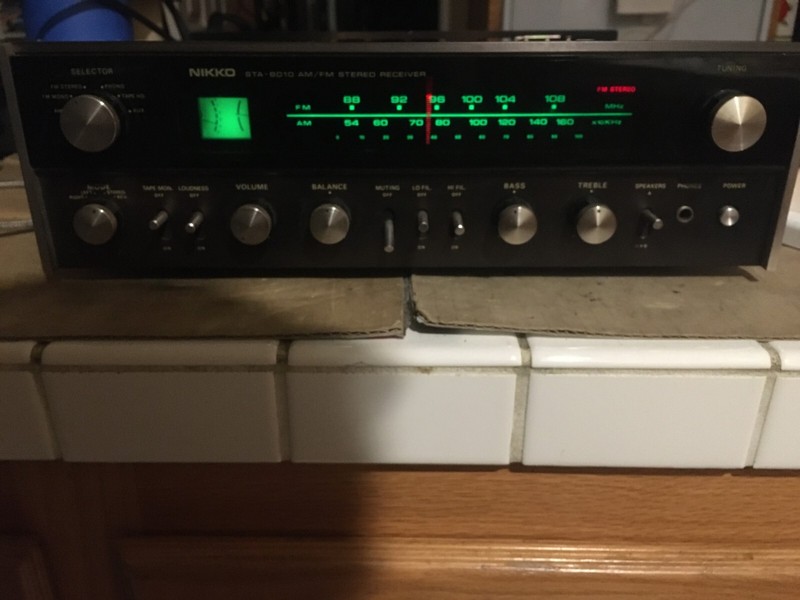Vintage Nikko STA-8010 Receiver AM/FM Stereo, Reconditioned, Serviced