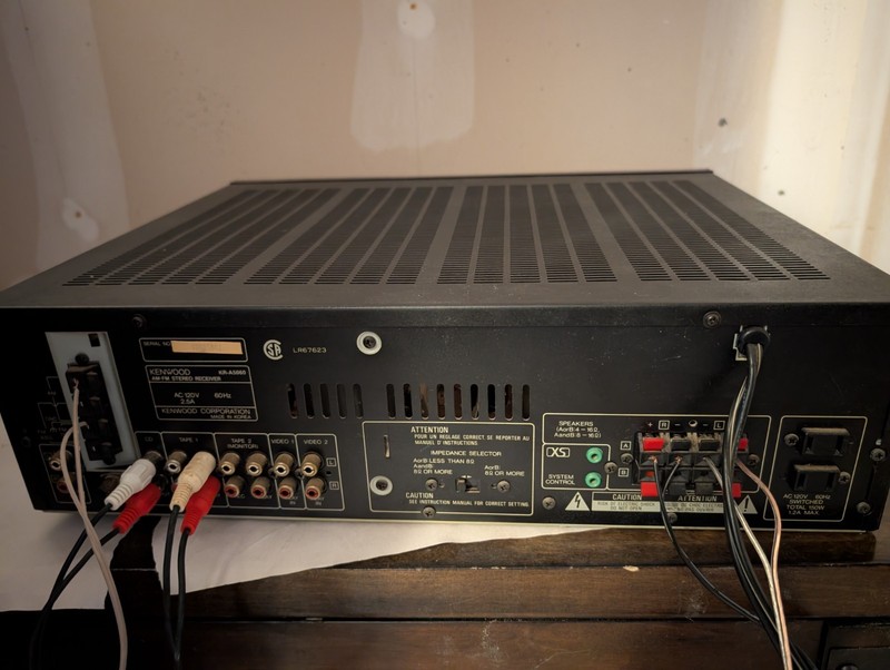 Kenwood KR-A5060 100watt Duel Channel AM/FM Stereo Receiver | Missing 1 Leg gallery