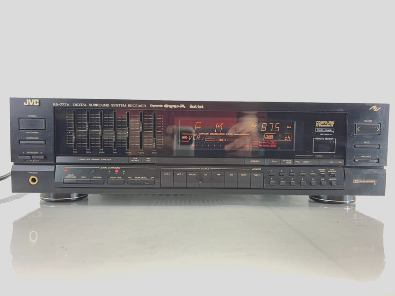 JVC RX-777VSBK AM FM Digital Surround System Receiver