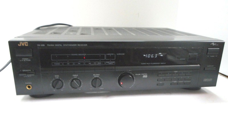 JVC RX-208BK STEREO RECEIVER – WORKING CONDITION – PICKUP ONLY – NO SHIPPING