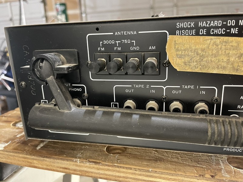 Vintage Nikko NR-300 Silverface Stereo Receiver Japan 1970s Powers On Repair gallery