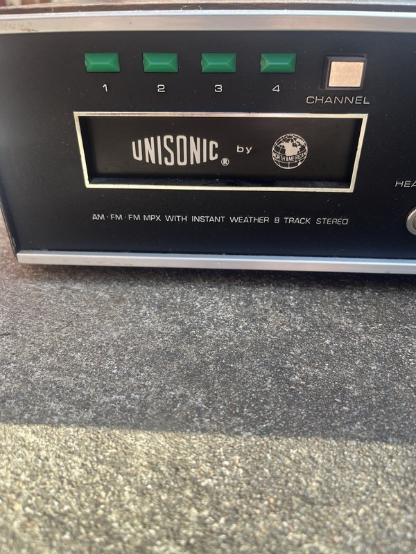 Unisonic AM FM Instant Weather 8 Track Stereo Player Receiver MX-8500 - UNTESTED gallery