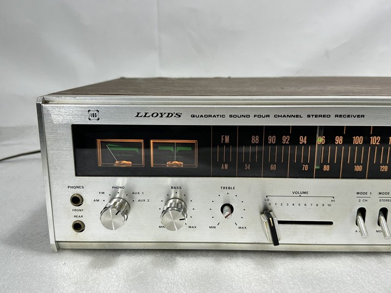Rare Vintage LLOYD'S B 629 ~ Quadratic Sound Four Channel Stereo Receiver ~ WORK gallery