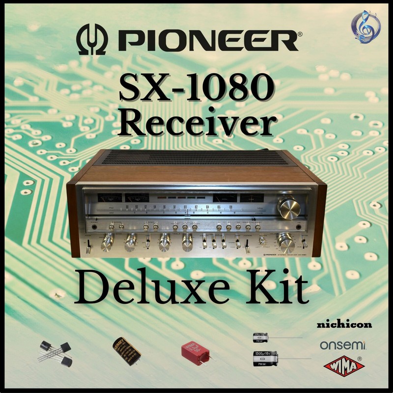 Pioneer SX-1080 Receiver Deluxe Upgrade Kit Genuine Parts Restoration