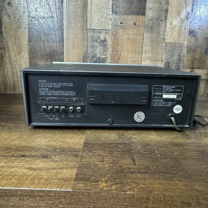 Kenwood KT-5500 Vintage AM/FM Stereo Tuner ( 1977 ) Fully Tested gallery