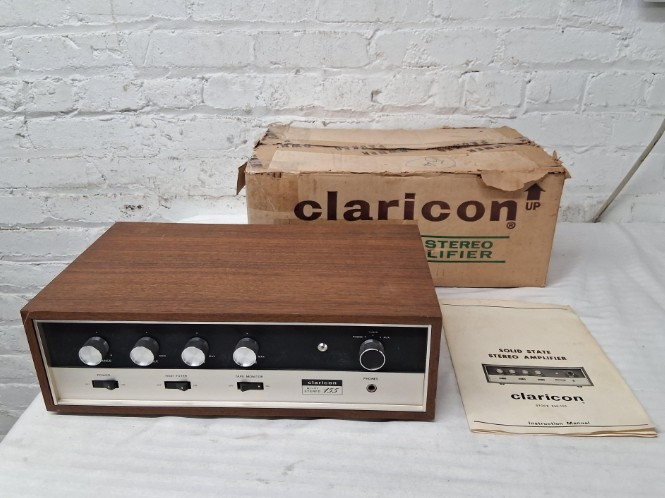 Claricon 153 1970’s Integrated Receiver Solid State Woodgrn Orig Box/Manual
