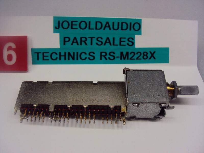 Technics RS-M228X Cassette Deck Noise Reduction Switch Tested Parting RS-M228X