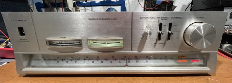 Vintage Toshiba Aurex ST-420 AM/FM Stereo Tuner – Parts or Restoration Read