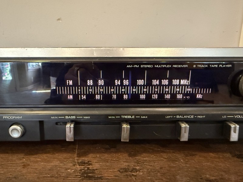 💙Vtg 1970s LLOYD's AM-FM Stereo Multiplex Receiver 8 Track Player- 8340-TESTED gallery