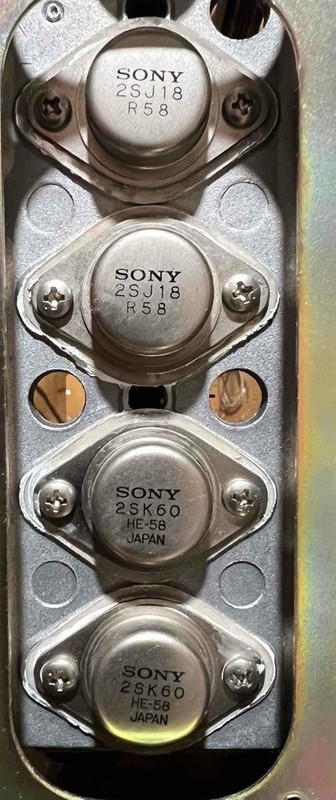 Rare Sony TAN-5550 VFET Stereo Power Amplifier Tested Good for Restoration gallery