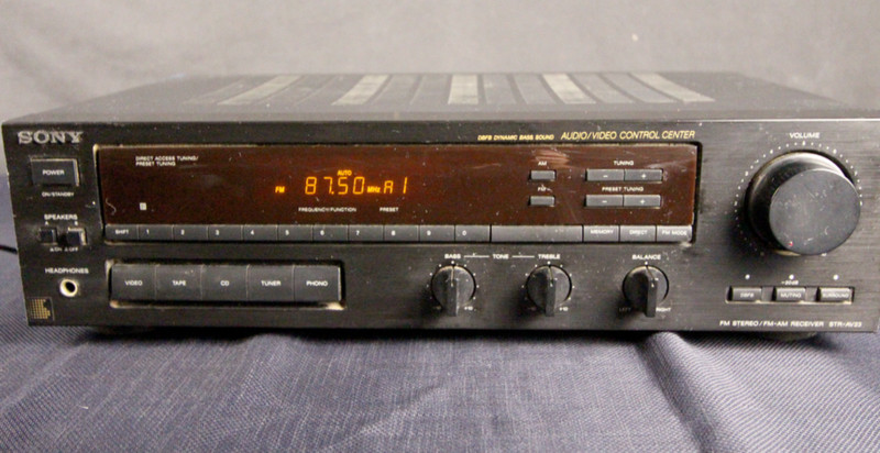 Sony FM Stereo Receiver STR-AV23 Tested – No Remote Powers Up