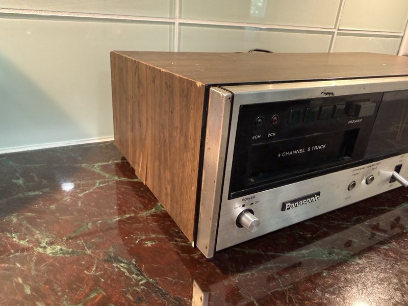 Vintage Panasonic RE-8190 QUAD 8-Track Stereo Receiver 4-Channel Amplifier AS-IS gallery