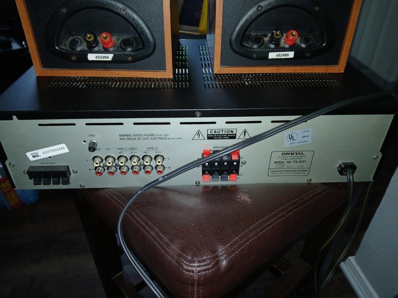 Onkyo TX-901 Receiver/JPW ML 210 Speakers - Excellent gallery