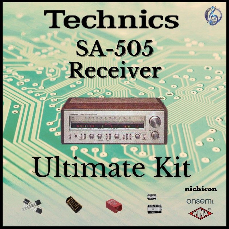 Technics SA-505 Receiver Ultimate Upgrade Kit Genuine Parts Restoration