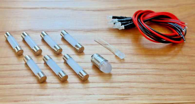Sansui 5500 receiver replacement front LED lamps bulbs lights kit set