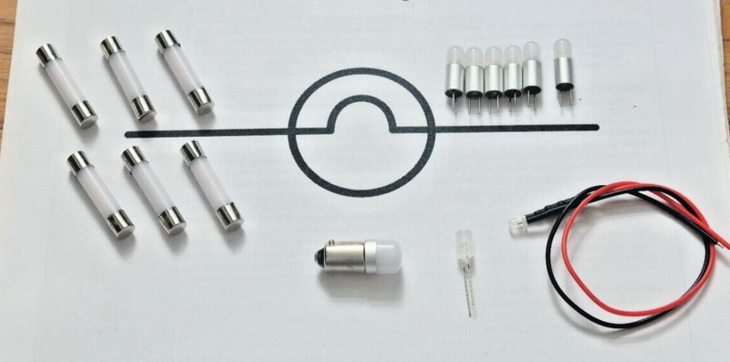 Marantz 112 TITANIUM upgrade bulbs lights LED lamps FULL Set kit