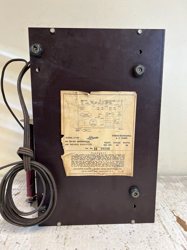 Vintage Lafayette Stereo Model LT-99 Receiver Early Music Early Mono Or Stereo gallery