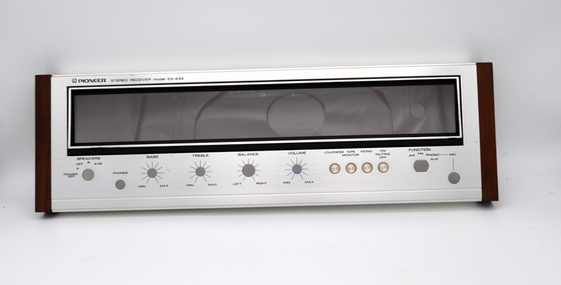 P434-1 Pioneer SX-434 Face Plate. Parting out SX-434. Excellent!