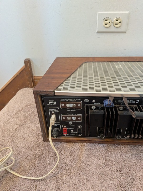 Scott Stereomaster 388-b Stereo Receiver For Parts or Repair gallery